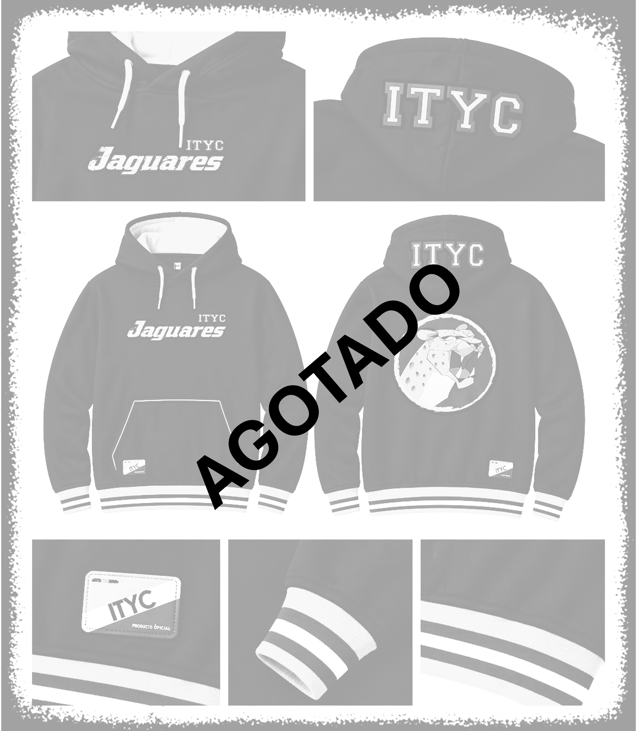 Hoodie Jaguares Slim Fit — Edición Especial Negra